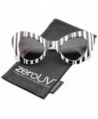 zeroUV Oversize Exaggerated Sunglasses Black White