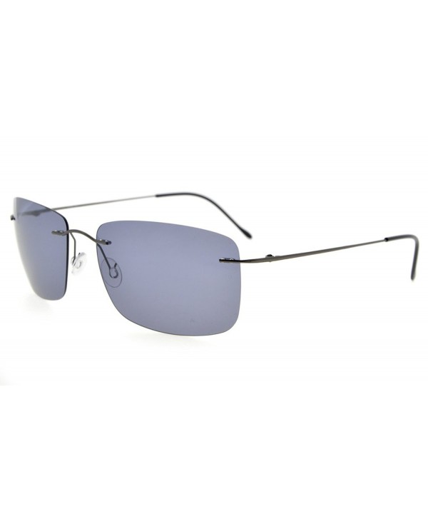 Eyekepper Titanium Rimless Sunglasses Polarized