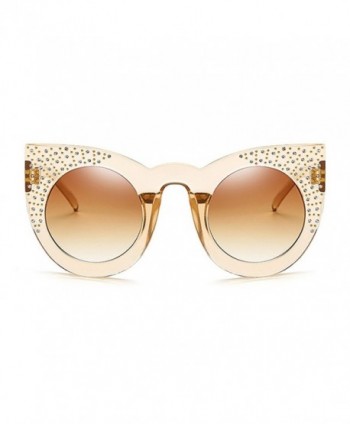 Slocyclub Retro Bling Round Sunglasses