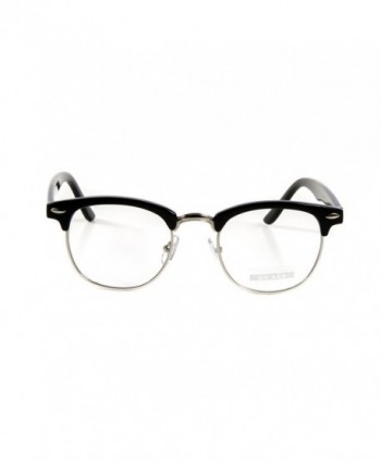 Goson Classic Silver Clubmaster Glasses