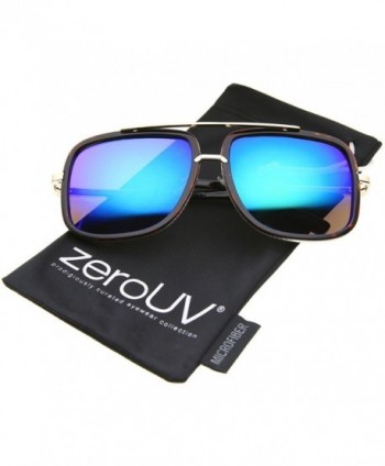 zeroUV Oversize Aviator Sunglasses Tortoise