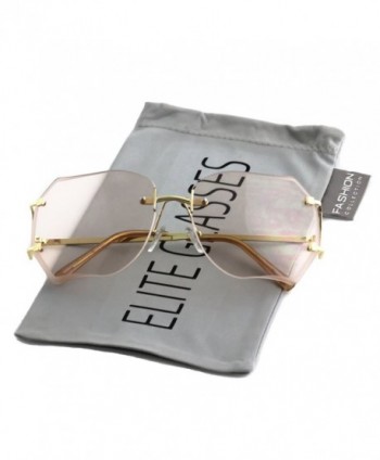 RIMLESS OVERSIZED CLASSIC VINTAGE GLASSES