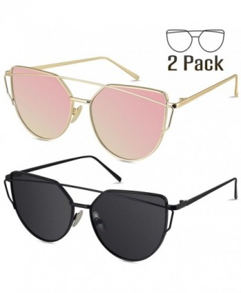 Mirrored Lenses Street Fashion Sunglasses