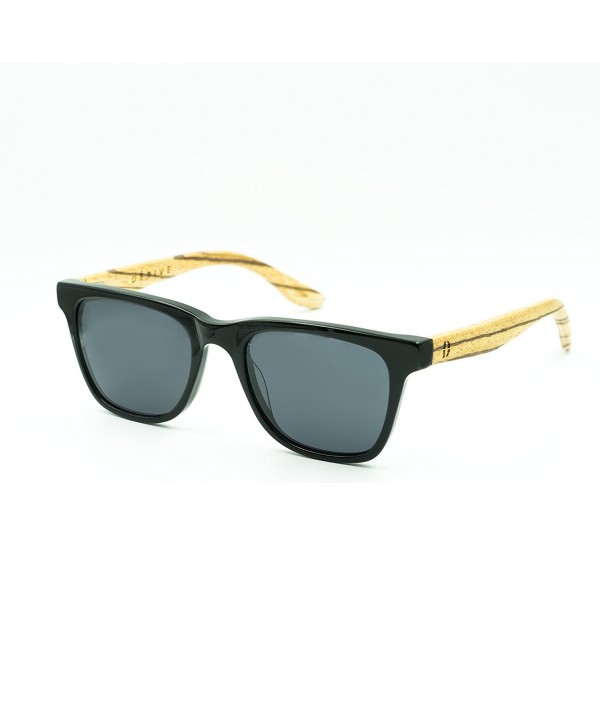 Bamboo zebrawood sunglasses wayfarer acetate