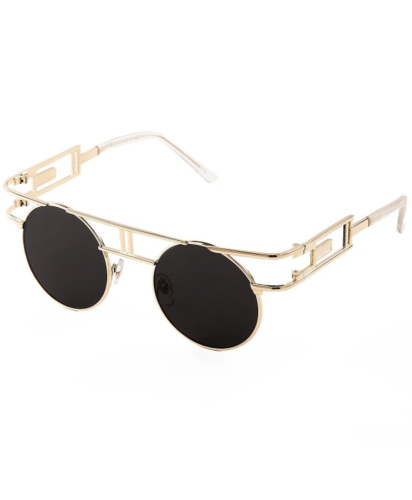 Vintage Gothic Steampunk Reflective Sunglasses