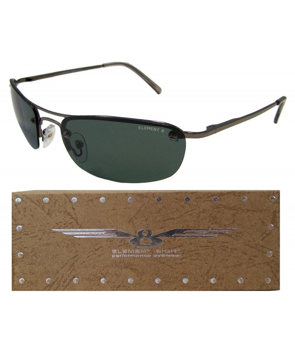 Element Eight Polarized Sunglasses Semi Rimless