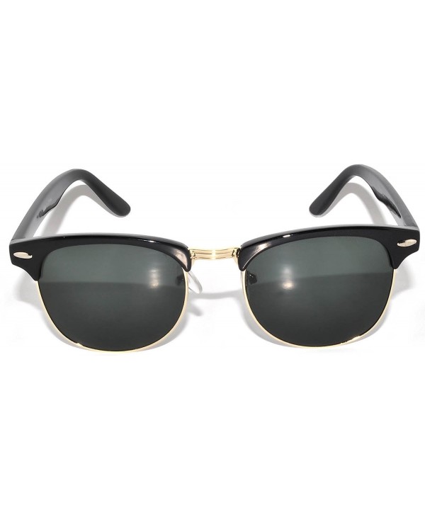 Stylish Retro Frame Sunglasses Black