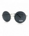 Super Oversize Sunglasses Circle Silver