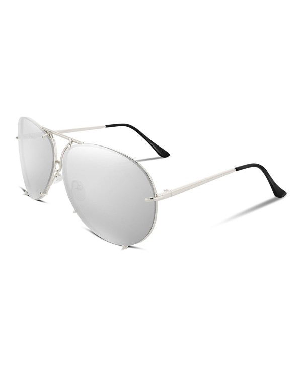 FEISEDY Stylish Aviator Oversized Sunglasses