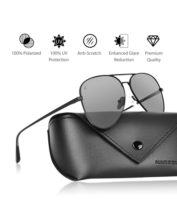 Polarized Aviator Sunglasses Durable Mirrored