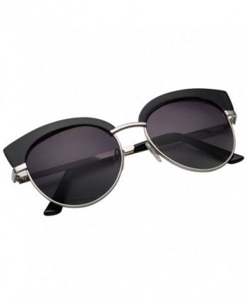 VIVIENFANG Mirrored Polarized Sunglasses 86697A