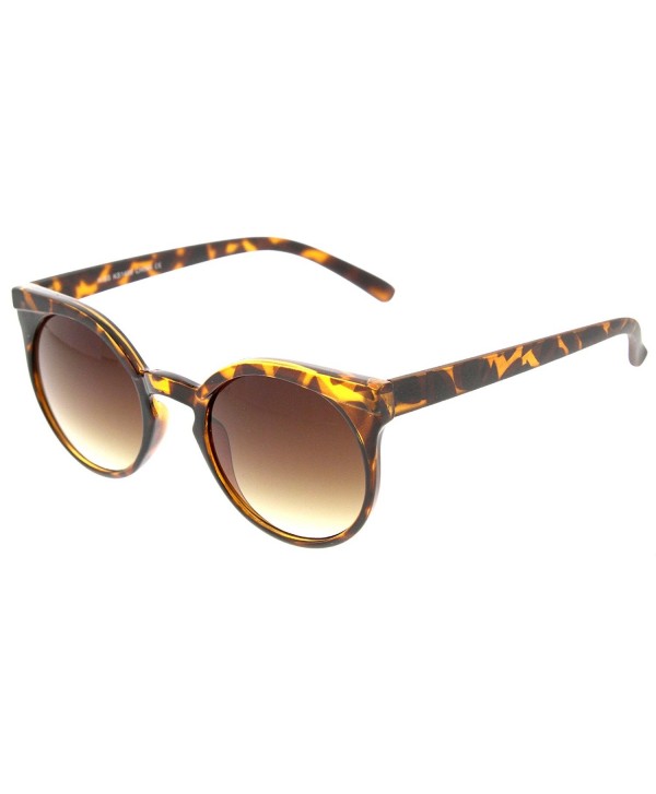 zeroUV Fashion Sunglasses Keyhole Tortoise