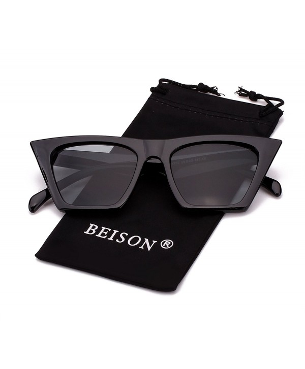 Beison Womens Square Fashion Sunglasses