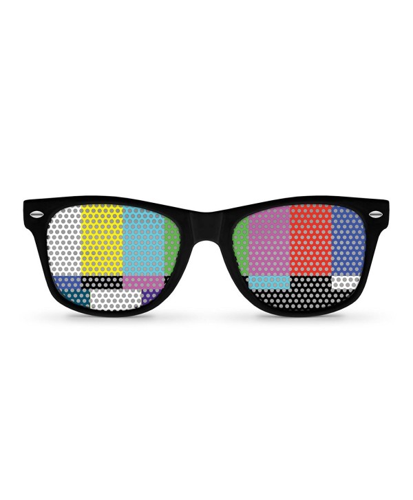 SIGNAL Black Retro Party Sunglasses