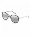 Titanium Sunglasses Wenlenie Aviator Mirrored