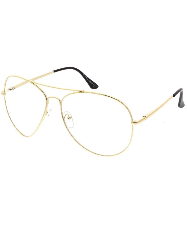 sunglassLA Classic Oversize Crossbar Teardrop