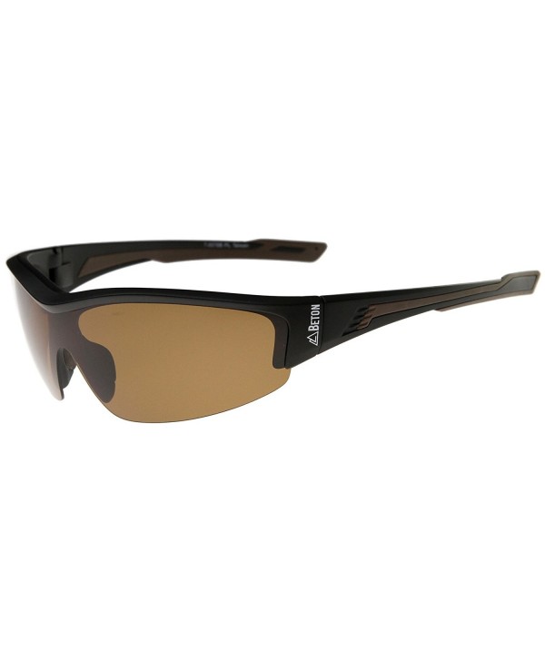 Beton Polarized Shatterproof Semi Rimless Sunglasses