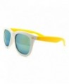 Hipster Oversized horned Sunglasses Yellow