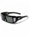 Polarized Rectangular Sunglasses Shields GREEN