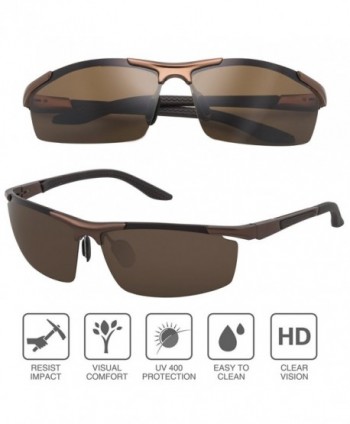 Semi-rimless sunglasses