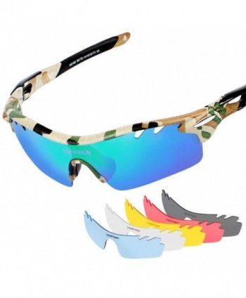 Tsafrer Polarized Sunglasses Interchangeable Cycling