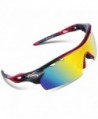 RIVBOS Polarized Sunglasses Interchangeable 801 Red