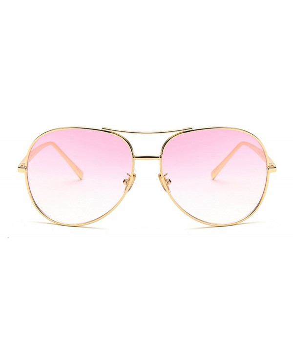 Vintage Oversized Aviator Sunglasses Gradient