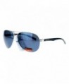 Rimless Aviator mirrored Mirror Sunglasses