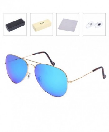 LET Oversized Polarized Sunglasses Stainless