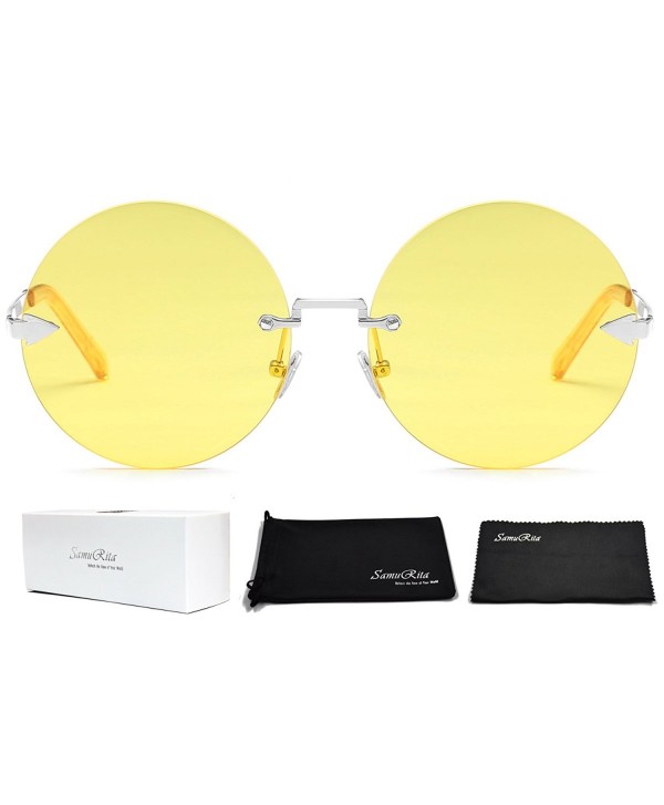 SamuRita Rimless Sunglasses Tinted Design