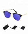 Polarized Clubmaster Semi Rimless Sunglasses classics