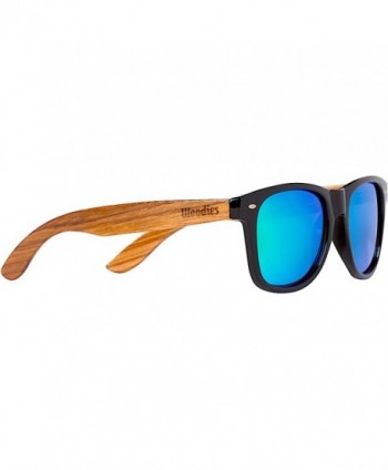 WOODIES Zebra Sunglasses Mirror Lenses