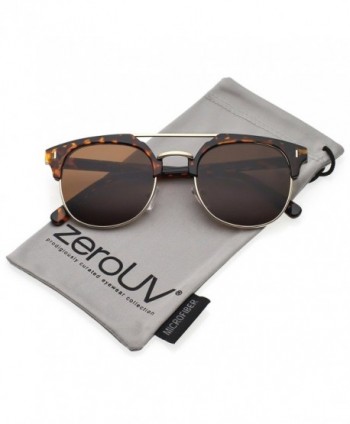 zeroUV Classic Crossbar Sunglasses Tortoise Gold