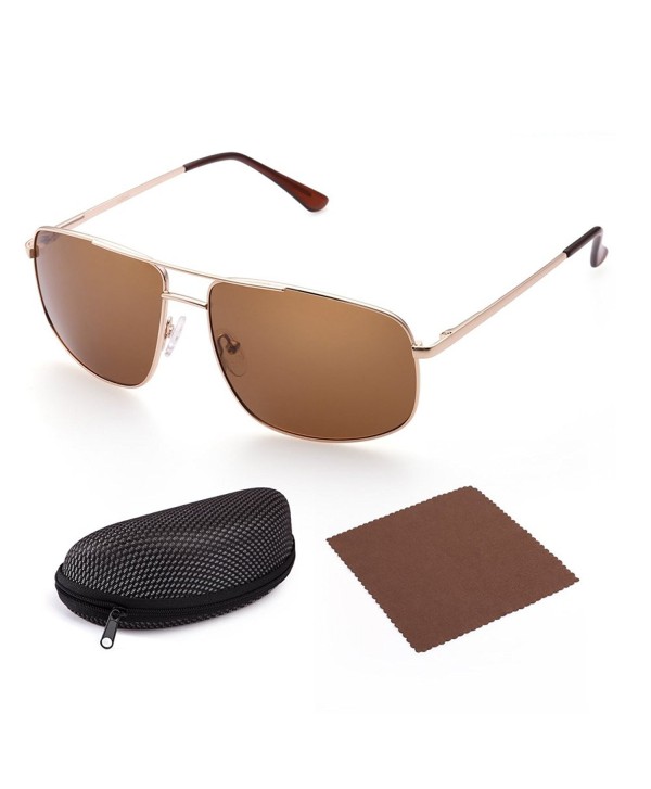 Polarized Rectangular Sunglasses LotFancy Protection