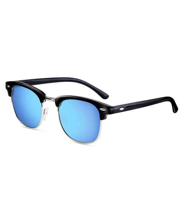 clubmaster sunglasses blue