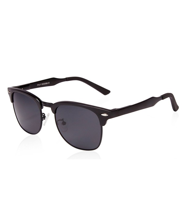 SUNGAIT Classic Clubmaster Sunglasses Polarized