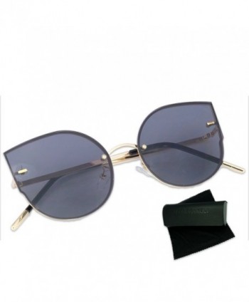 Alondra Kolt Oversize Rimless Sunglasses