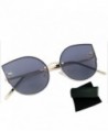 Alondra Kolt Oversize Rimless Sunglasses