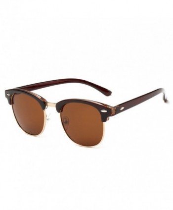 Semi-rimless sunglasses