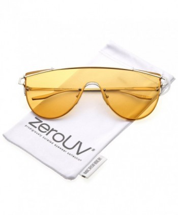 zeroUV Futuristic Rimless Crossbar Sunglasses