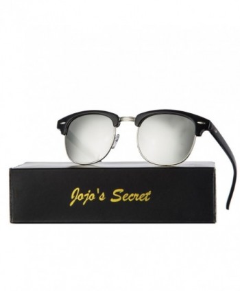 JOJOS SECRET Semi Rimless Sunglasses Silver