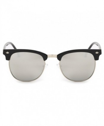 Semi-rimless sunglasses