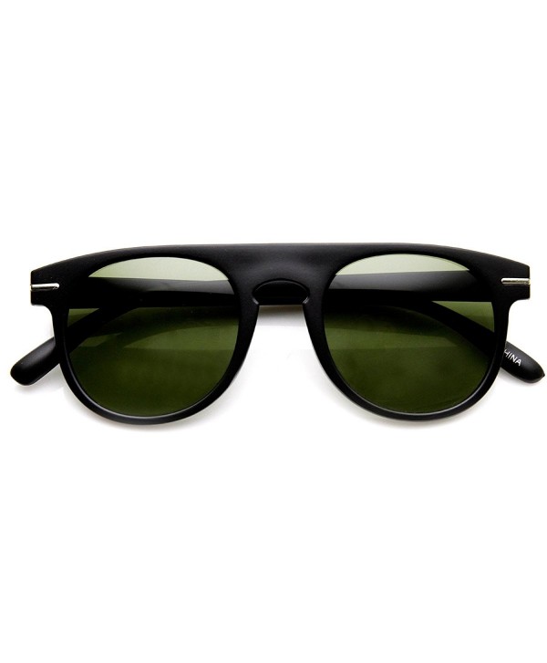 zeroUV Fashion Sunglasses Matte Black Green Fade