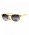 SA106 Polarized Bamboo Keyhole Sunglasses