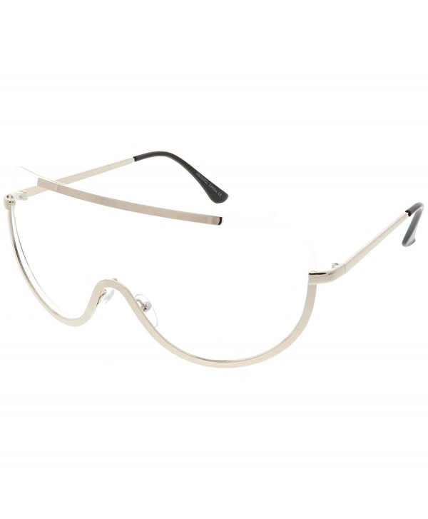 sunglassLA Oversize Rimless Shield Eyeglasses