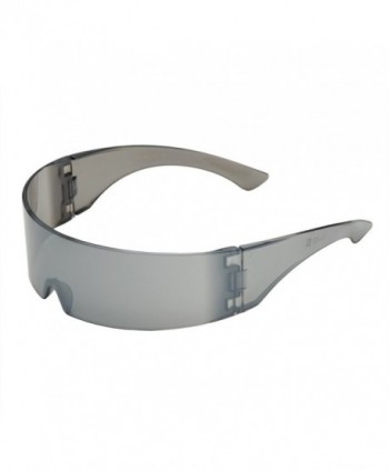 grinderPUNCH Silver Futuristic Sunglasses Glasses