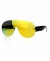 SA106 Futuristic Rimless mirrored Sunglasses