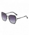 DONNA Oversized Mirrored Sunglasses Gradient