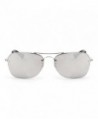 Rectangle Aviator Sunglasses Semi rimless Eyeglasses