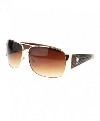 Luxury Fashion Shield Rectangular Sunglasses